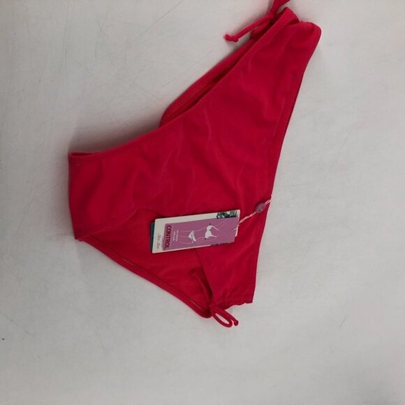 NWT Miss Miss hot pink ruched side bikini bottoms EU 46 (XL) - Picture 7 of 13